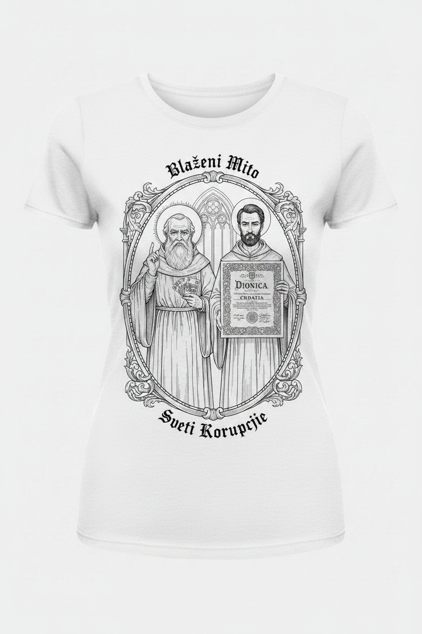 Blaženi Mito i Sveti Korupcije kratka majica