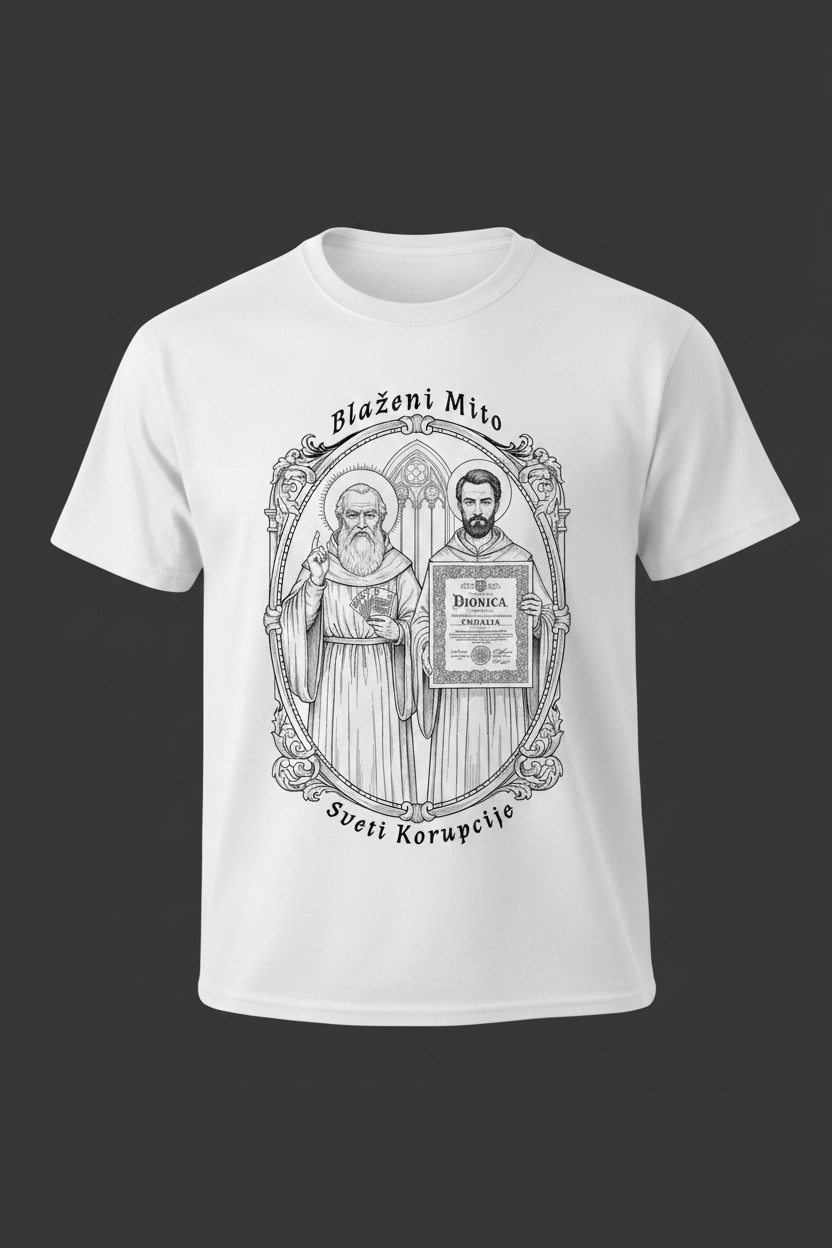 Blaženi Mito i Sveti Korupcije kratka majica